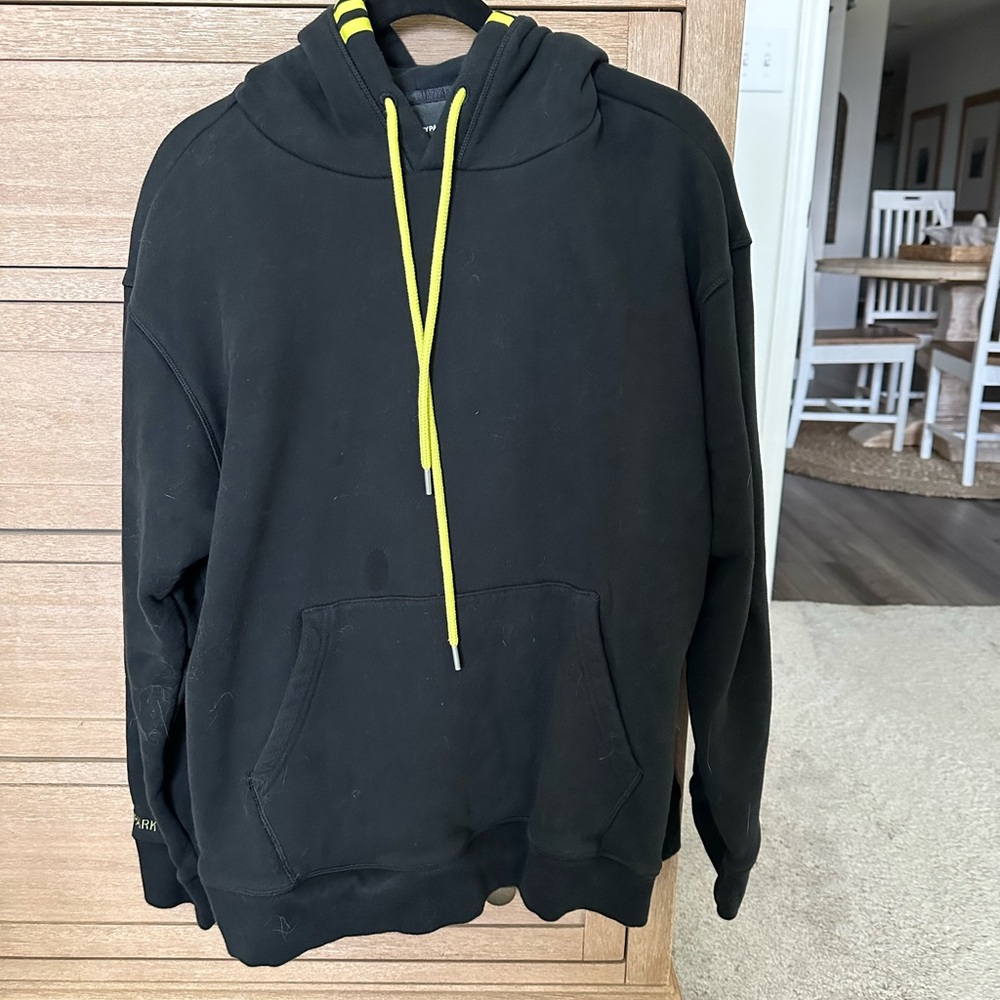 IVY PARK Black and Yellow Hoodie and Sweatpants Set